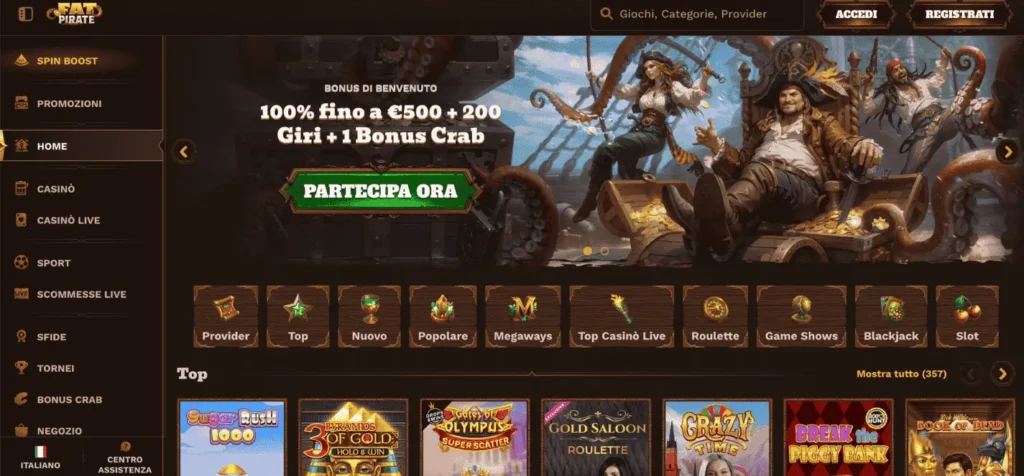 fatpirate casino online non aams
