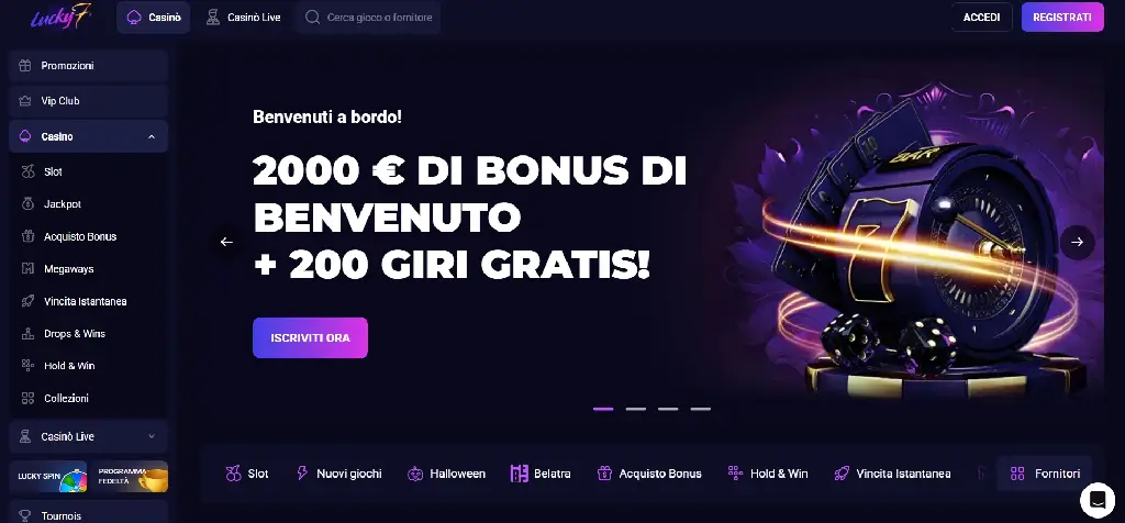 lucky7even bonus e slot